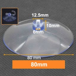 PVC Round Glass Table Top Soft Anti Slip Pads Non Adhesive Bumpers Pad Plastic Suction Pad For Table Glass Top