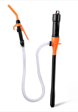 Electric Transfer Pump for Gas Car Portable Battery Powered Transfer Pump Equipment with Gun Mouth for Fuel Oil Gas Water Petrol