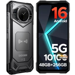 Doogee S200E 5g Rugged Phone 1.32" Amoled Rear Display 48Gb Ram(8Gb+40Gb) 256Gb Rom 10100Mah Ai Triple Camera Android 16 Mobile Phone
