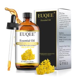 EUQEE 118ML Lavender Jasmine Eucalyptus Vanilla Peppermint Essential Oils with Glass Dropper|Aromatherapy, Humidifier,DIY Soap