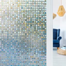 Window Privacy Film Static Window Clings Vinyl 3D Window Decals Window Stickers Rainbow Window Film for Control Anti UV