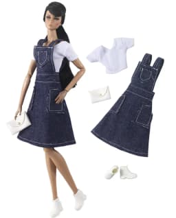 1 Set Doll Clothes 1:6 Scale Dress Outfit for 11.5 Inch 30cm Doll Many Style for Choice Gifts for Girls Doll Accessories #10