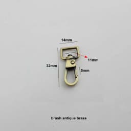 10-50-100pcs DIY hand leather bags hardware accessories hook deduction key chain dog buckle Leash Swivel Hook Buckle Trigger
