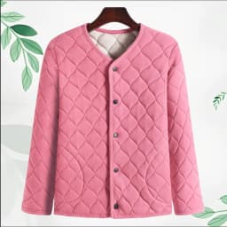 Thickened down Cotton Jacket Winter Clothes Soft Comfortable Outerwear Women's Coat Warm Cold Proof Grandma Little Coat
