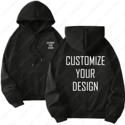 DIY Custom Your Brand Logo Heavy Weight New Autumn Winter Casual Thick Fashion Men's Woman's Top Solid Color Hoodies Sweatshirt