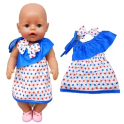 Doll Unicorn Romper Clothes for 40cm 43cm Born Baby Doll Wear Sets for 18 Inch Doll Coat Accessories Toys Wear