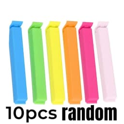 50/5PCS Food Snack Package Bag Sealing Plastic Clips For Packages Kitchen Storage And Organization Items Accessories