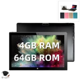 New 4GB RAM 64GB ROM 10.1 Inch Windows 10 Tablet PC 64Bits Intel Atom X5-Z8300 Quad Cord Dual Cameras 1280*800 IPS HDMI-Port