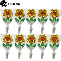 10pcs Mini Rose Flower Balloons Rose Shaped Balloons Birthday Wedding Balloon Mother's Day Decoration Baby Shower Party Supplies