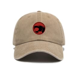 Printing Thunder Cats Washed Cotoon Baseball Cap Unisex Outdoor Adjustable Casual Retro Soft Top Dad Cap