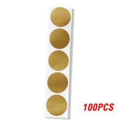 50-300pcs Silver And Gold Scratch Off Stickers Round Labels Sticker DIY Handmade For Game Scratch Sticker Labels Stationery