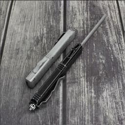 UT Tactical Beard Comb Custom OTF Excellently Designed Stone Washed Aviation Aluminum Handle Pocket Cool EDC Tools