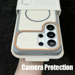 Luxury Dual Tone Matte Phone Case For Samsung Galaxy S26 S25 S24 S23 Ultra Plus For Magsafe Wireless Charge Cover