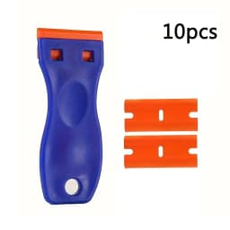 Hair Extension Tools Remover Scraper Tool Plastic Razor Blade With Replacement Blades In Extensions Tool Adhesive-Remover