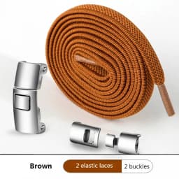 Interlock Buckle Elastic Shoe Laces No Tie Shoelaces for Sneakers Flat Shoelace Kids Adult Elastic Laces One Size Fits All Shoes