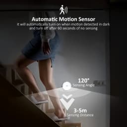 6pcs Motion Sensor Night Light-Wireless LED Detector Light for Bedrooms, Stairs, Closets and Room Decoration- Wall Lights