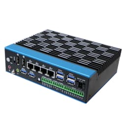 Partaker Mini PC Intel Core I5 1235U I7 1255U DDR5 RAM 4 x LAN TPM2.0 2 x DP 12~24V DC RS485 GPIO AGV AMR Industrial Compter IPC