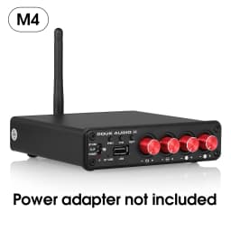 Douk Audio M4 Mini 2/4 Channel Bluetooth 5.0 Digital Amplifier Stereo Audio Receiver Desktop Audio Amp USB Music Player 50W*4