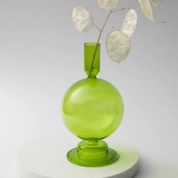 Floriddle Taper Candle Holders Glass Candlesticks for Home Wedding Table Decoration Glass Vase Table Bookshelf Candles Stand