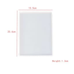 Silicone Mold For Resin Large Rectangle Tea Plate Coaster DIY Epoxy UV Resin Molds For Home Decoration Craft Making Art Supplies