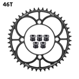 VXM Narrow Wide Chainring 104 BCD with Bolts 30T-52T MTB Chain Ring Oval / Round Coroa 104bcd 38 36 Teeth 8v 9v 10v 11v 12v