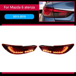 AKD Tail Lamp for Mazda 6 Atenza LED TailLight 2013-2018 Mazda6 Rear Fog Brake Turn Signal Automotive Accessories