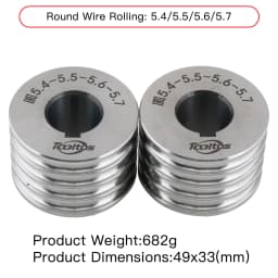 Rolling Mill Auxiliary MOLDS for Bracelet Rolling Machine Round Oval Flat Profiles
