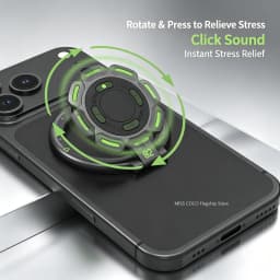 Double-Sided Magnetic Finger Ring Holder Rotate Phone Stand MultiFunction Finger Ring Bracket Portable Lazy Man Stand For iPhone