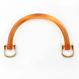 1/2/4Pcs U-shaped Acrylic Transparent Bag Handle Plastic Purse Frame Kiss Clasp Women Handbag Woven-bag Replace Bags Accessories