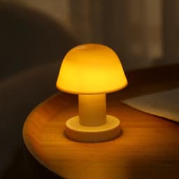 Mini Desktop Sunset Night Lamp Creative Battery Power Supply Mushroom Style Led Night Light for Coffee Bar Home Decor Bedroom 
