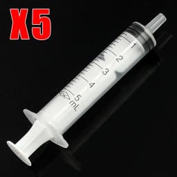 No needle! 5 10 20 50 100Pcs Plastic Nutrient Health Measuring Reusable Hydroponics Nutrient Syringe Tools Sampler 5ML Syringe