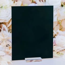Acrylic Sign DIY Blank Acrylic Plate Table Number with Base Stand Suitable for Wedding Events and Party Tabletop Decoration
