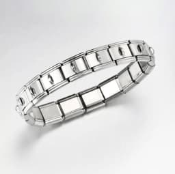 2025 Fashion Functional Elastic Bracelet Modular Bulk Italian Charms Links Fit Bracelet Stainless Steel Jewelry Wholesale