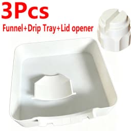 1/3 Pack, Heavy Duty Washing Machine Leak Drain Tray with Spare Funnel & Opener, Floor Water Protection Pan for Laundry Bathroom