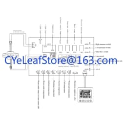 Wifi Tuya Heat Pump PCBA Air Source Water Source Water Heater Heat Pump Controller Control Board