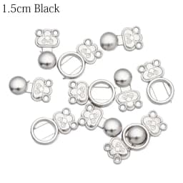 5Pcs Mini Buttons Flower Doll Belt Buckle DIY Waistband Shoes Buckles Doll Bags Clothes DIY Dress Decor Dolls Sewing Accessories