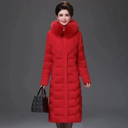 Middle Aged Mother Down Cotton Jacket 6XL Winter Oversized Thick Hooded Coat Windproof Rainproof Female Warm Long Parka Overcoat