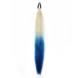Synthetic Colorful Ponytail Extension 1Pcs Long Straight DIY Braided Pony Tail Hairpiece with Rubber Band Women Hair Accessories