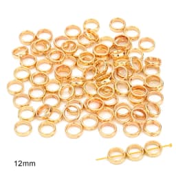 50pcs Two Hole CCB Love Heart Flower Circle Frame Beads Spacer Connectors for DIY Jewelry Making Necklace Bracelet Accessories