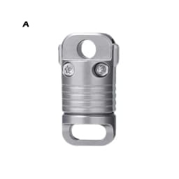 Titanium Alloy Magnet Quick Release Keychain 360° Rotatable Buckle Anti Stripping Dog Walking Buckle Safety Lock Design