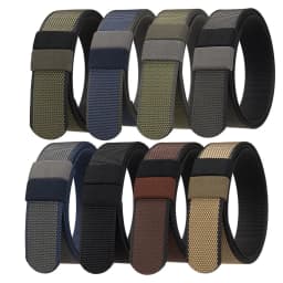 Headless belt, men's automatic buckle belt, no headband, nylon canvas belt, trendy young people's casual pants , versatile