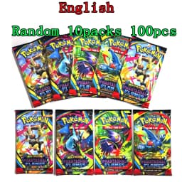 Pokem Card 360Pcs Prismatic Evolutions PHANTASMAL FLAMES Scarlet Violet 151 Black Bolt English Booster Battle Transaction Card