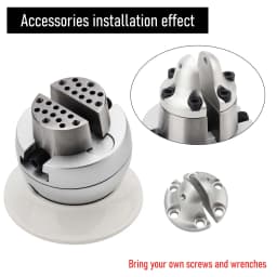 Professional 3-Inch Ball Vise | 360° Rotating Jewelry Engraving and Setting Tool, Standard Engraving Block