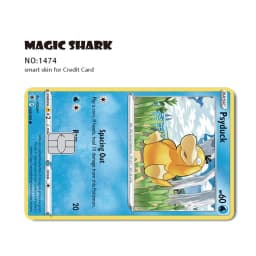 2026 New Charizard Blastoise Bulbasaur Eevee Metwo Sticker Film Skin Cover for Credit Debit Card