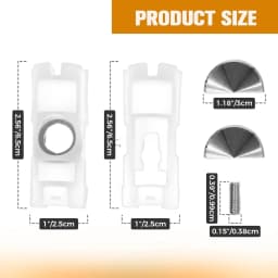 DA61-07540A Freezer Door Handle Support Refrigerator Handles Fit for Samsung AP5578979 PS4145181 DA67-02787A 3160453 6009-001526