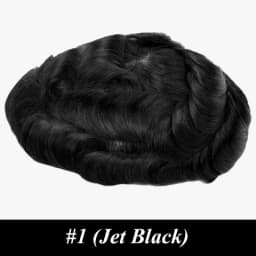 0.02-0.03MM Toupee Men Truly Ultra-Thin Microskin Male Hair Prosthesis Premier Toupee for Men Men's Wig 100% Human Hair System