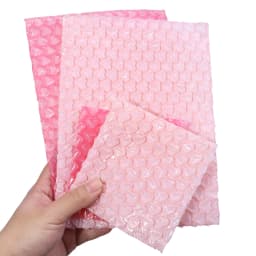 10pcs/lot Pink Thickening Bubble Mailers Items Envelopes Protect Bubble Padded Waterproof Collision Resistant Bubble Wrap Bag