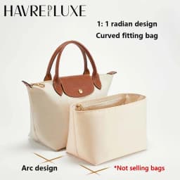 Bag Organizer Insert for Longchamp Nylon Material Super Strong Fit Bag Support Handbag Liner Bags Accessories