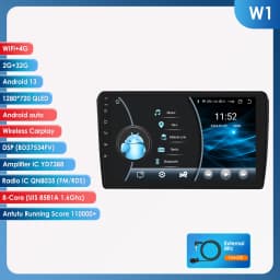 2Din Android 13 Car Radio For Audi A3 8P S3 RS3 2003-2013 Car Multimedia GPS 4G Wireless CarPlay Android Auto AI Voice autoradio