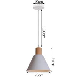 Loft Modern Pendant Light Wood Nordic Hanging Lamp Kitchen Lighting Fixture Industrial Chandelier Hanglamp Living Room Luminaire